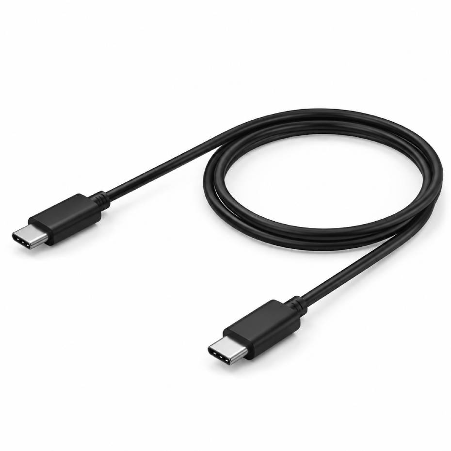 مشخصات کابل شارژ دو سر تایپ سی سامسونگ مس اورجینال مدل SAMSUNG EP-DN975 45W مشکی طول 1 متر