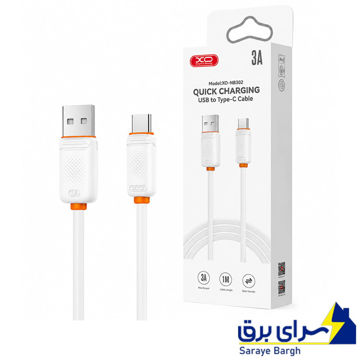 خرید کابل شارژ تایپ سی ایکس او مدل XO NB302 طول 1 متر