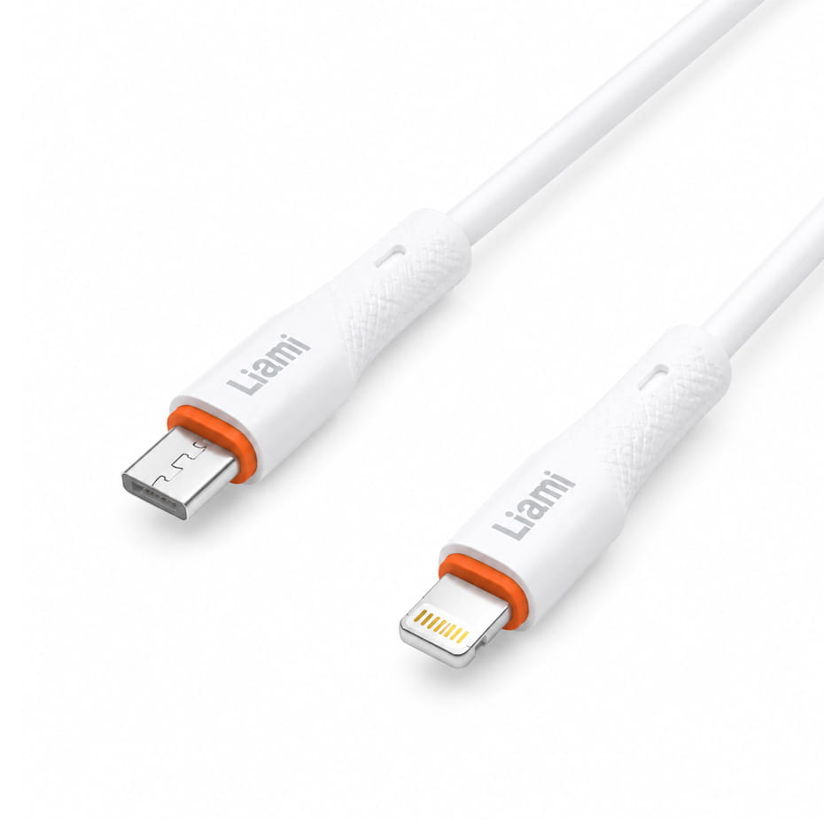 قیمت کابل شارژ تایپ سی به لایتنینگ لیامی مدل LIAMI CA-LM55 20W سفید طول 1 متر