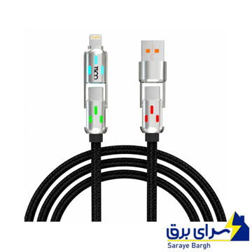 خرید کابل شارژ چند کاره گیمینگ تسکو مدل TSCO GCA60 60W 2M 4in1 مشکی