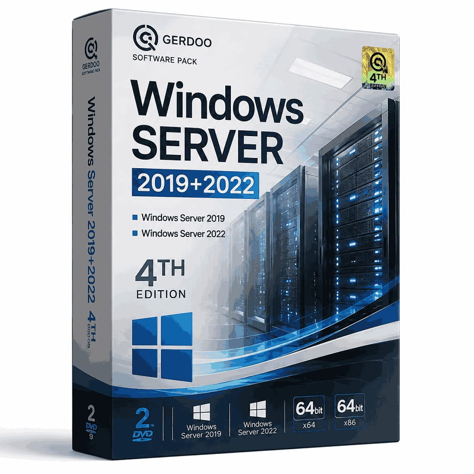 گردو ویندوز سرور WINDOWS SERVER 2019+2022 4TH