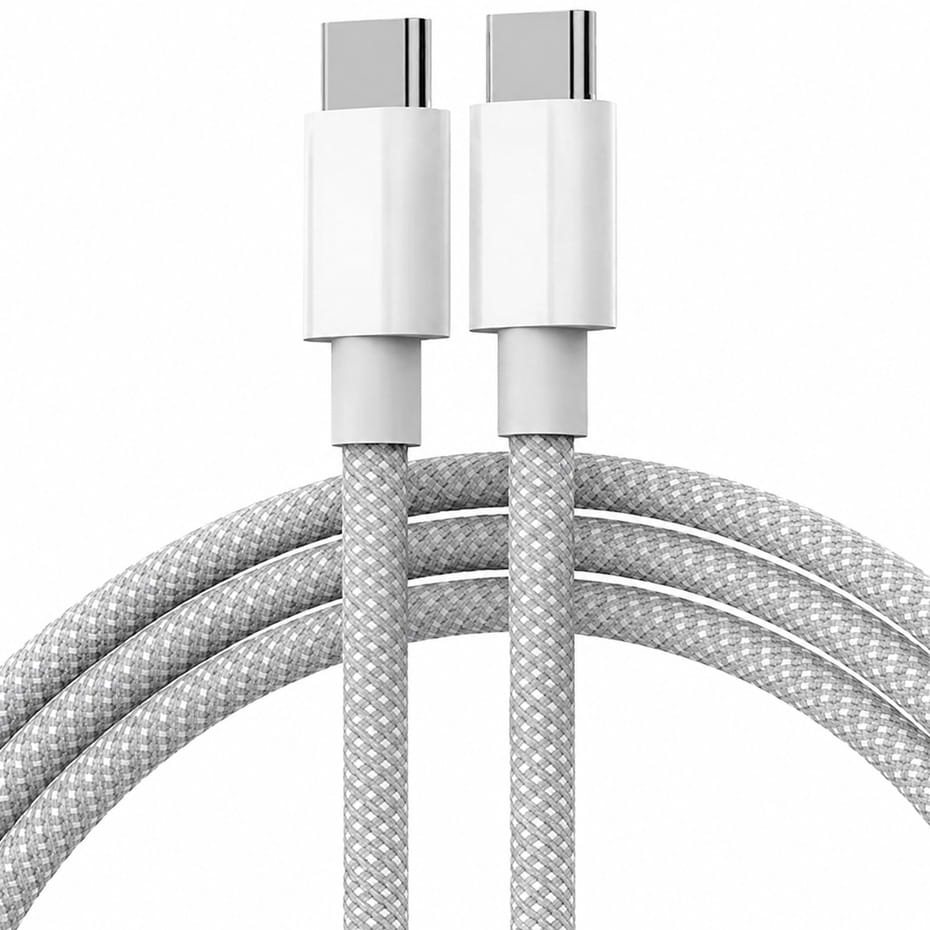 قیمت کابل شارژ دو سر تایپ سی اپل مدل iphone 16 Pro Max USB-C to USB-C 60w طول 1 متر