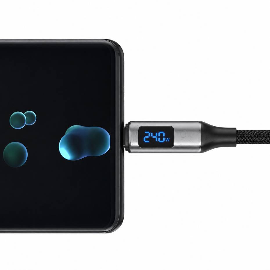 مشخصات کابل شارژ دو سر تایپ سی فیلیپس مدل PHILIPS DLC6541CB مشکی طول 1.2 متر