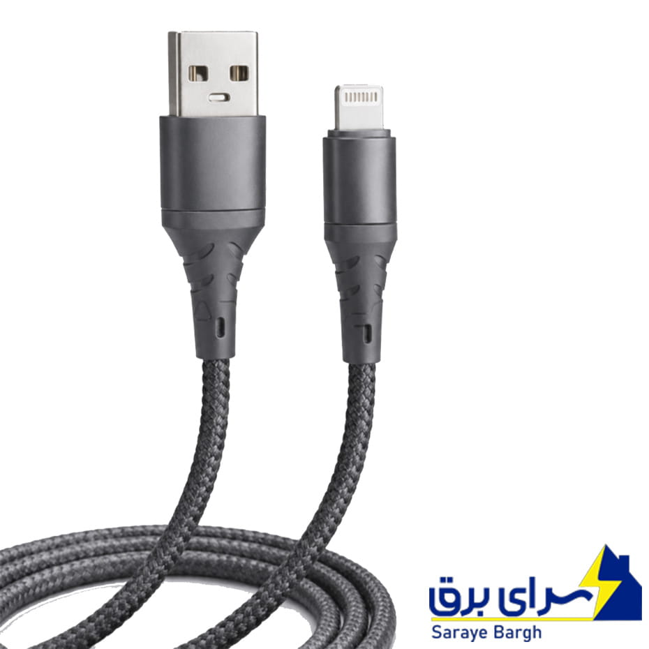 خرید کابل شارژ لایتنینگ موکسوم مدل MOXOM KH-16i IPHONE بدون پک طول 1 متر
