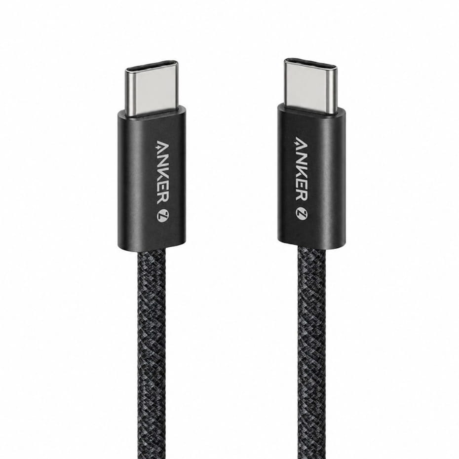 قیمت کابل شارژ دو سر تایپ سی انکر مدل ANKER A8060H11 USB-C to USB-C PD ZOLO مشکی طول 0.9 متر