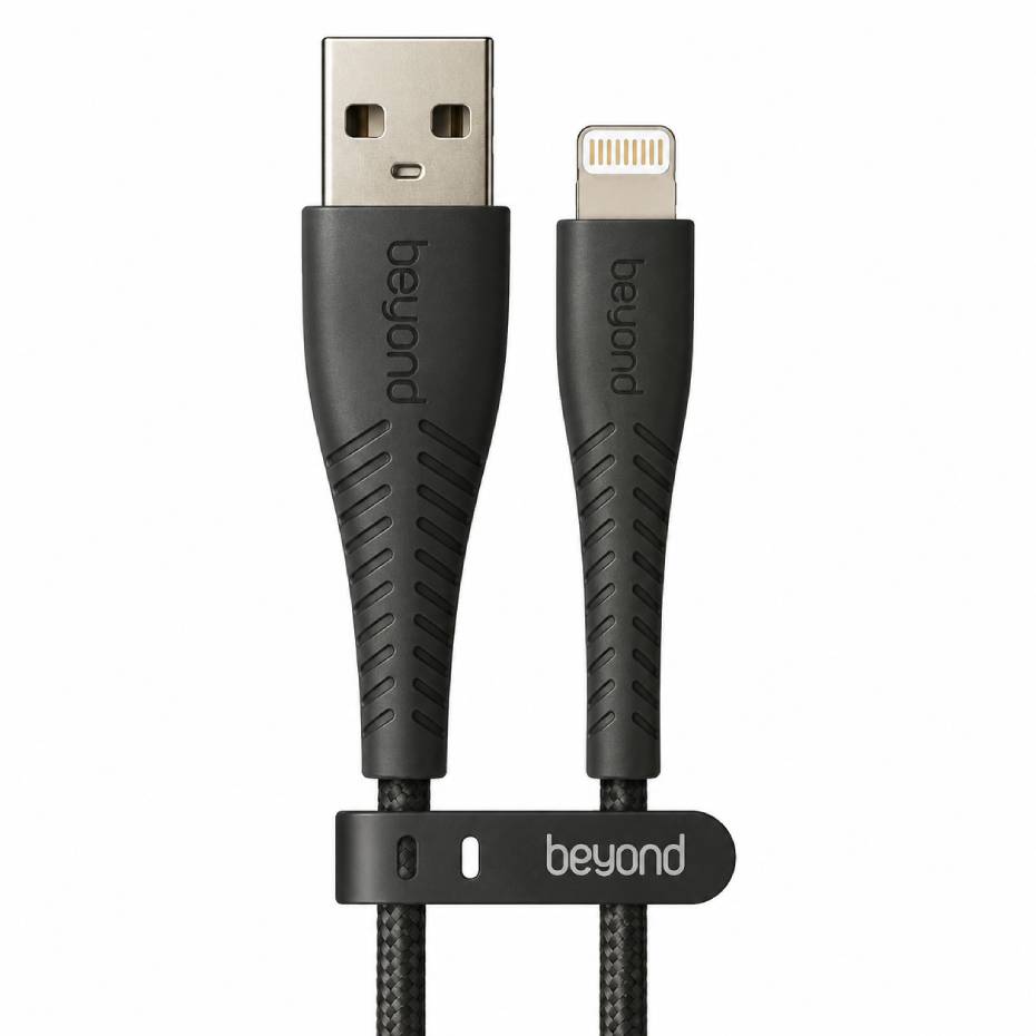 مشخصات کابل شارژ لایتنینگ مدل BEYOND IPHONE BUL-302 2M مشکی