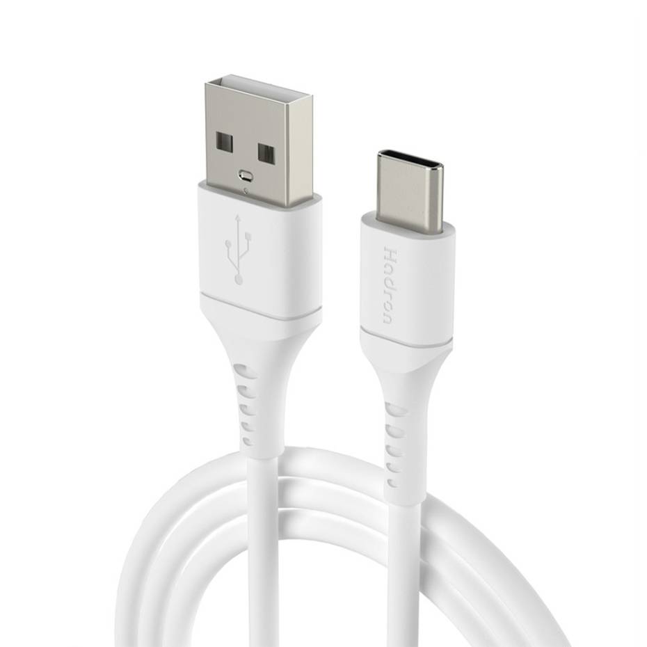 مشخصات کابل تایپ سی هادرون مدل Hadron TYPE-C A-C01 سفید طول 1 متر