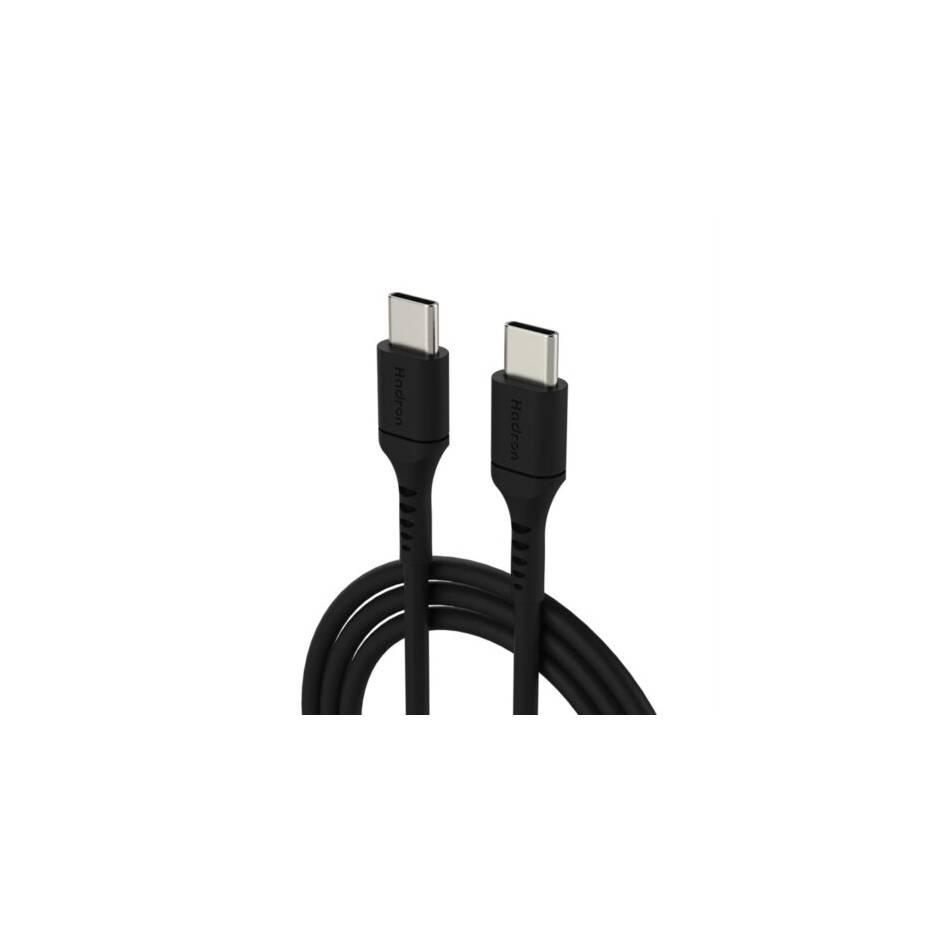 قیمت کابل دو سر تایپ سی هادرون مدل Hadron TYPE-C PD C-C01 سفید طول 1 متر