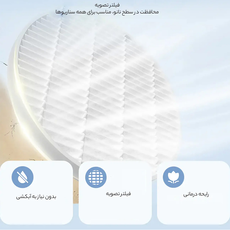 قیمت دستگاه تصفیه هوا و پنکه سوتینگ مدل Sothing Desktop Air 2423A