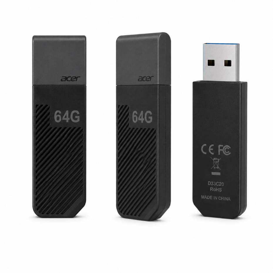 مشخصات فلش ایسر مدل acer UP200 64GB مشکی