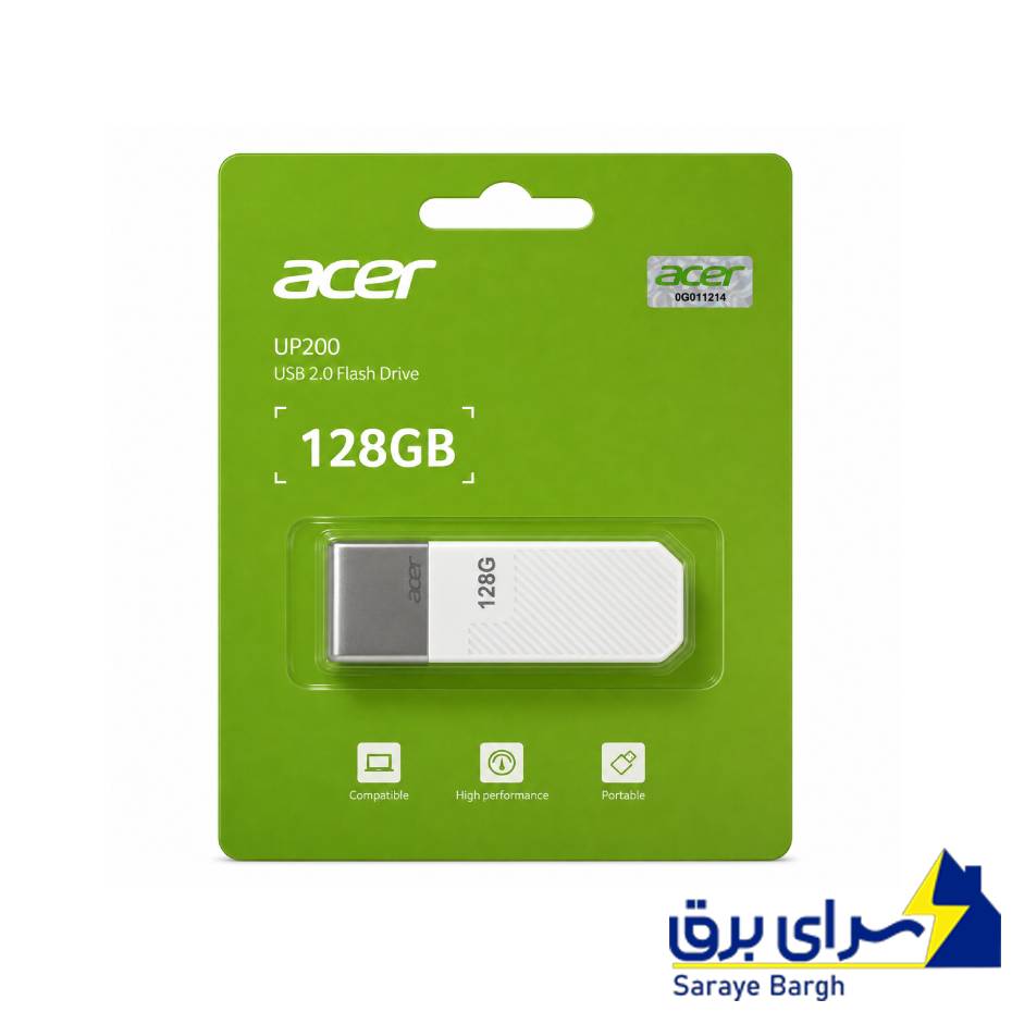 خرید فلش ایسر مدل acer UP200 128GB سفید