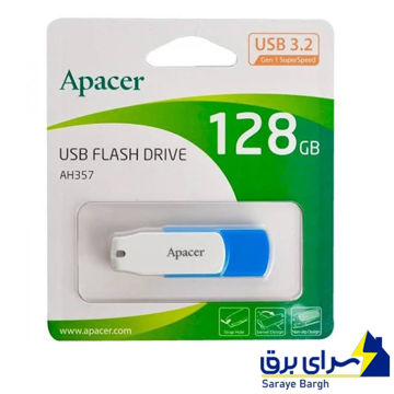 قیمت فلش اپیسر مدل Apacer AH357 USB 3.2 128GB آبی