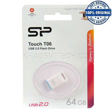 فلش سیلیکون پاور مدل Silicon Power T06 64GB سفید گارانتی رها گستر