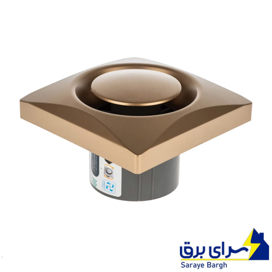 ابعادهواکش 10 لوله ای مربع ایرسافت مدل دیاموند DIAMOND