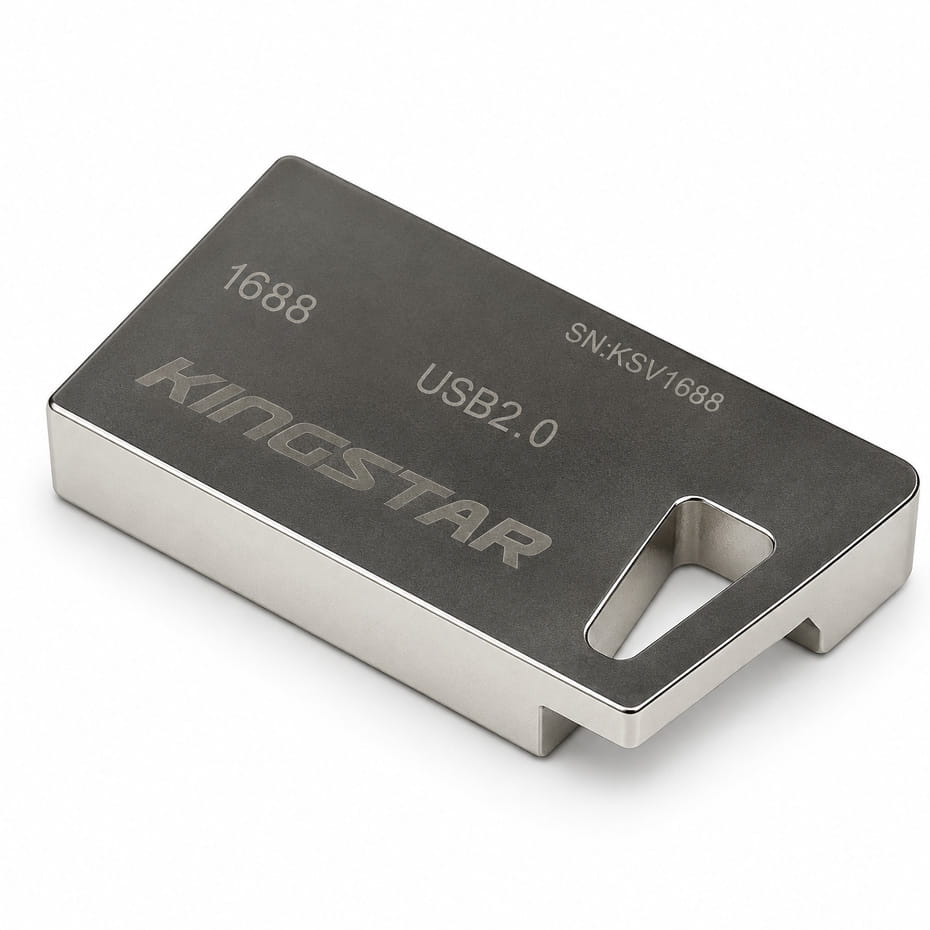 ابعادفلش کینگ استار مدل KINGSTAR KS236 USB2.0 64GB