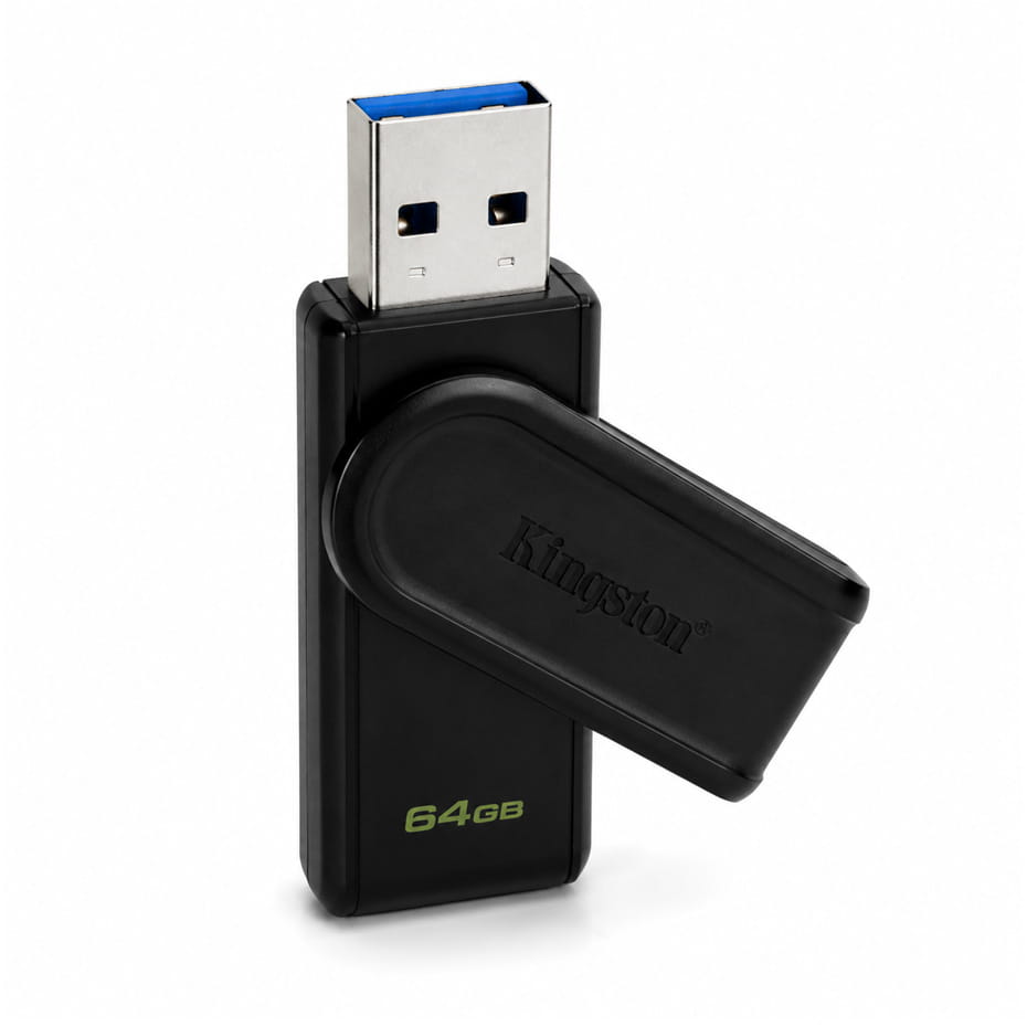 ابعادفلش کینگستون مدل KINGSTON EXODIA S USB 3.2 64GB