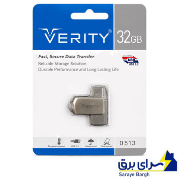 قیمت فلش وریتی مدل VERITY O513 USB3.2 OTG TYPE-C 32GB