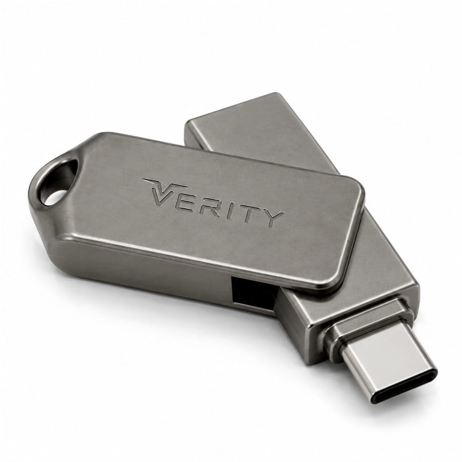 ابعادفلش وریتی مدل VERITY O513 TYPEC 128G