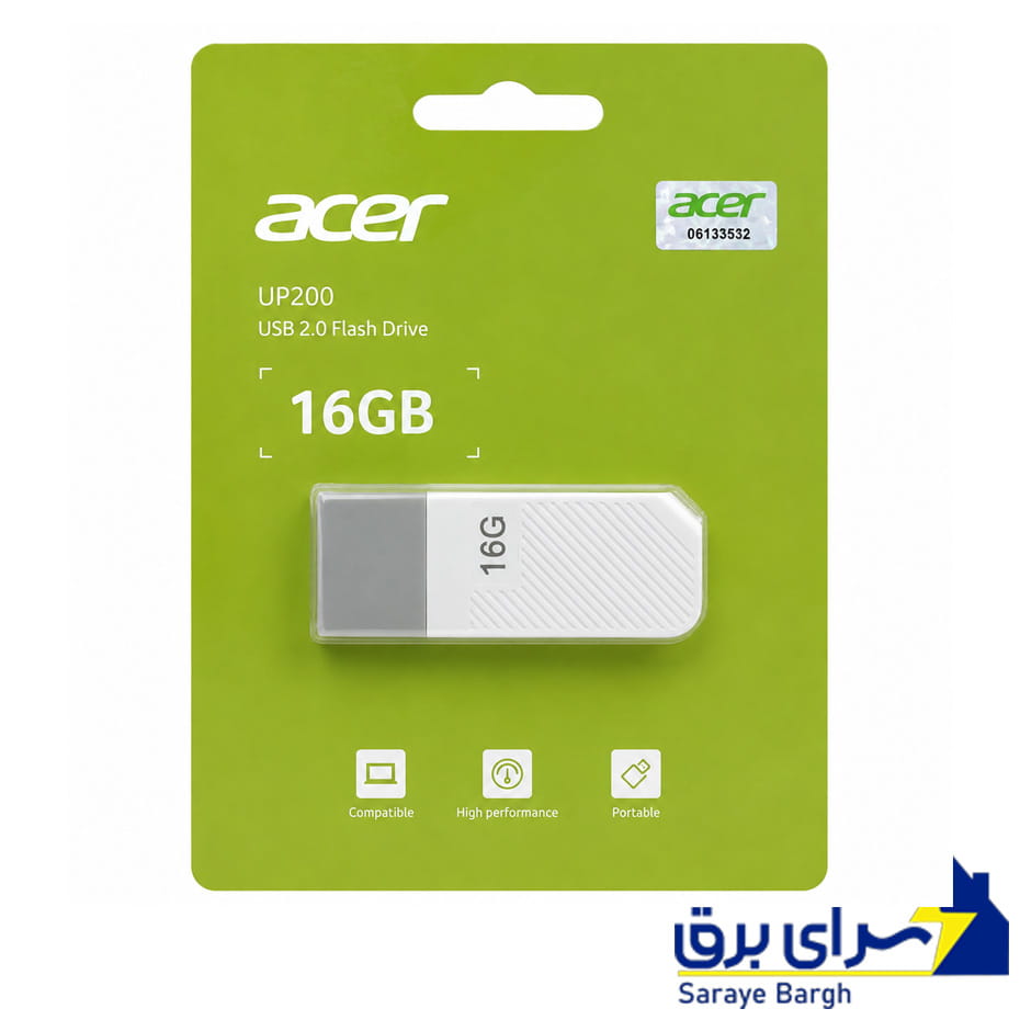 قیمت فلش ایسر مدل acer UP200 16GB سفید