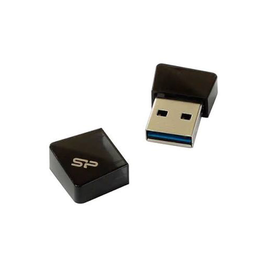 ابعادفلش سیلیکون پاور مدل SiliconPower Jewel J08 32G مشکی گارانتی رها گستر
