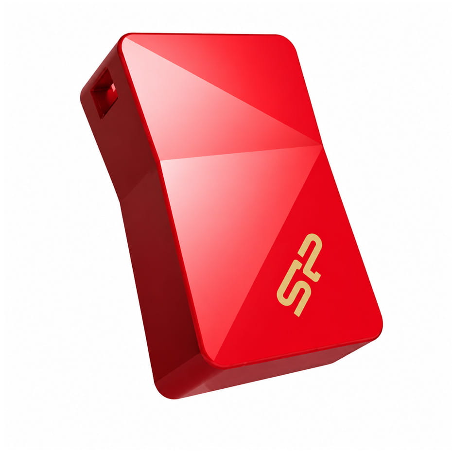 خرید فلش سیلیکون پاور قرمز مدل SiliconPower Jewel J08 32G گارانتی رها گستر