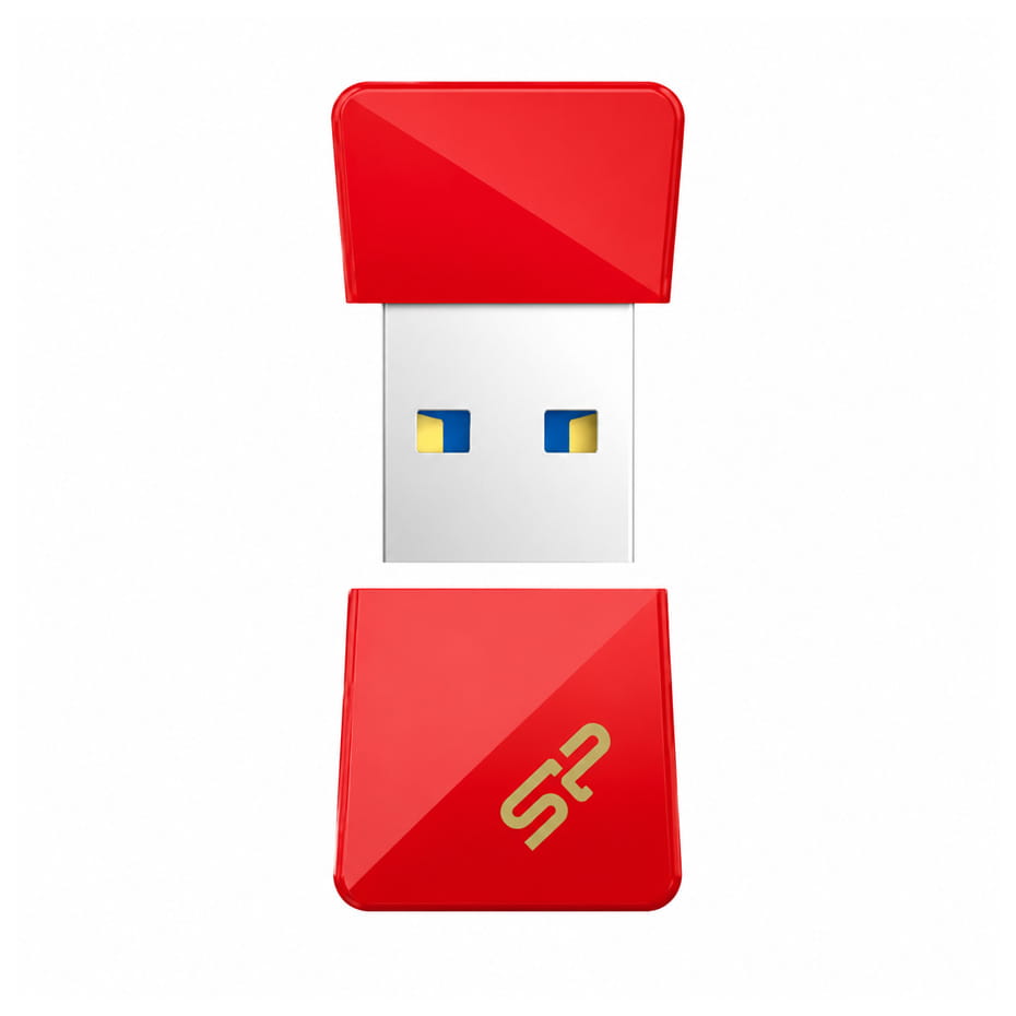 خریدفلش سیلیکون پاور قرمز مدل SiliconPower Jewel J08 64G گارانتی رها گستر