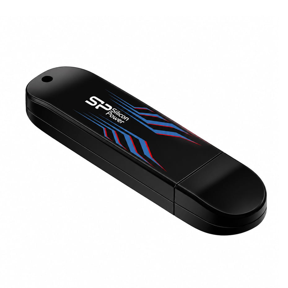 ابعادفلش سیلیکون پاور مدل Silicon Power Blaze B10 128GB
