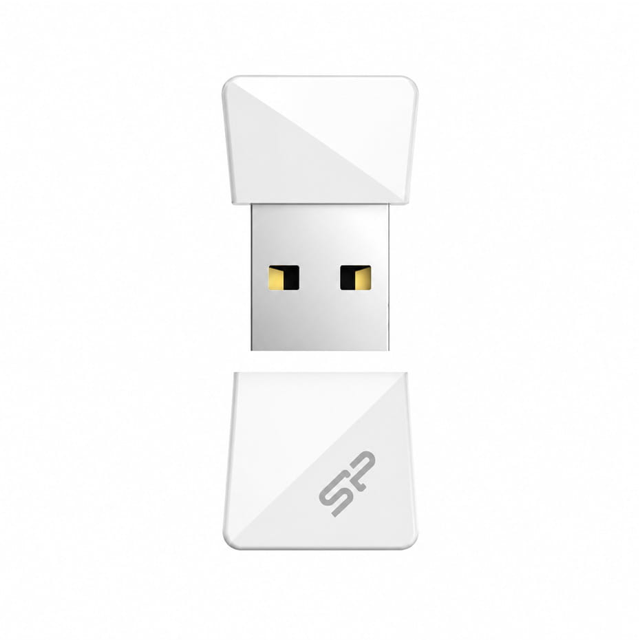خرید فلش سیلیکون پاور مدل Silicon power T08 32GB سفید