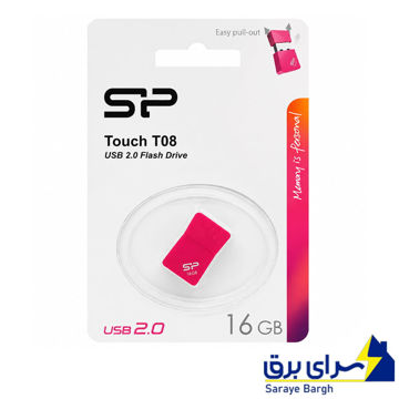 قیمت فلش سیلیکون پاور مدل SiliconPower Touch T08 16G صورتی گارانتی رها گستر