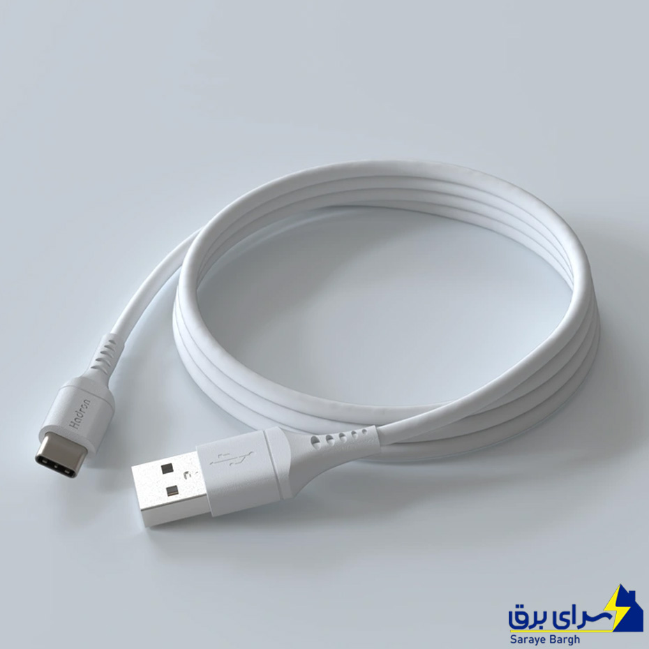 کابل تایپ سی هادرون طول 2 متر Hadron USB - A / USB  - C مدل HTC-A-C01L