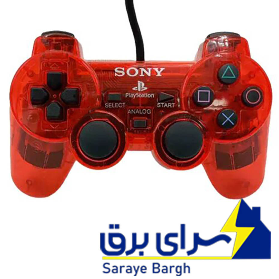 خرید دسته بازی PS2 شفاف زرد