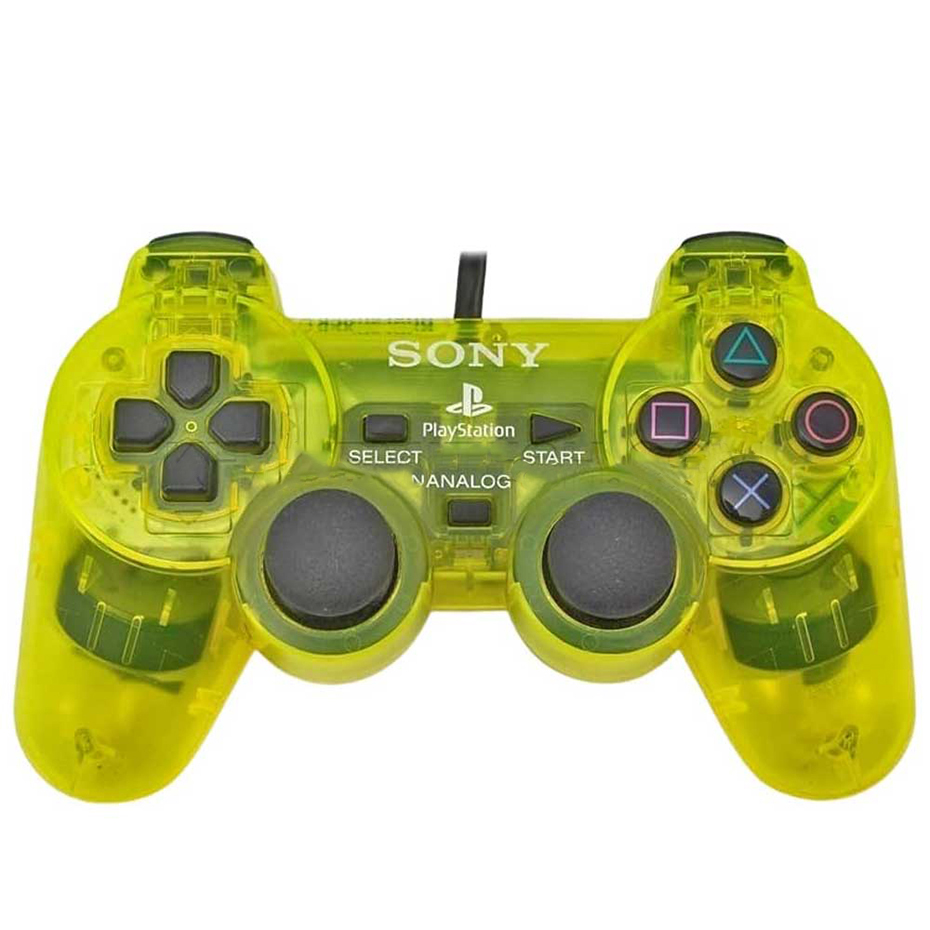 قیمت دسته بازی PS2 شفاف زرد