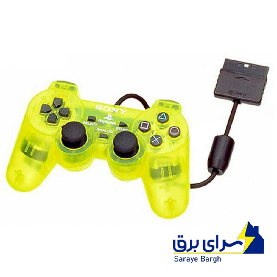 فروش دسته بازی PS2 شفاف زرد
