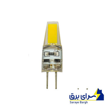 خرید لامپ COB ژله‌ ای G4 سوزنی 12 ولت 2 وات بسته 1 عددی