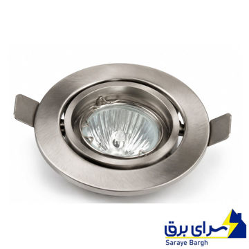 قیمت قاب هالوژن هود 12 ولت سوزنی استیل