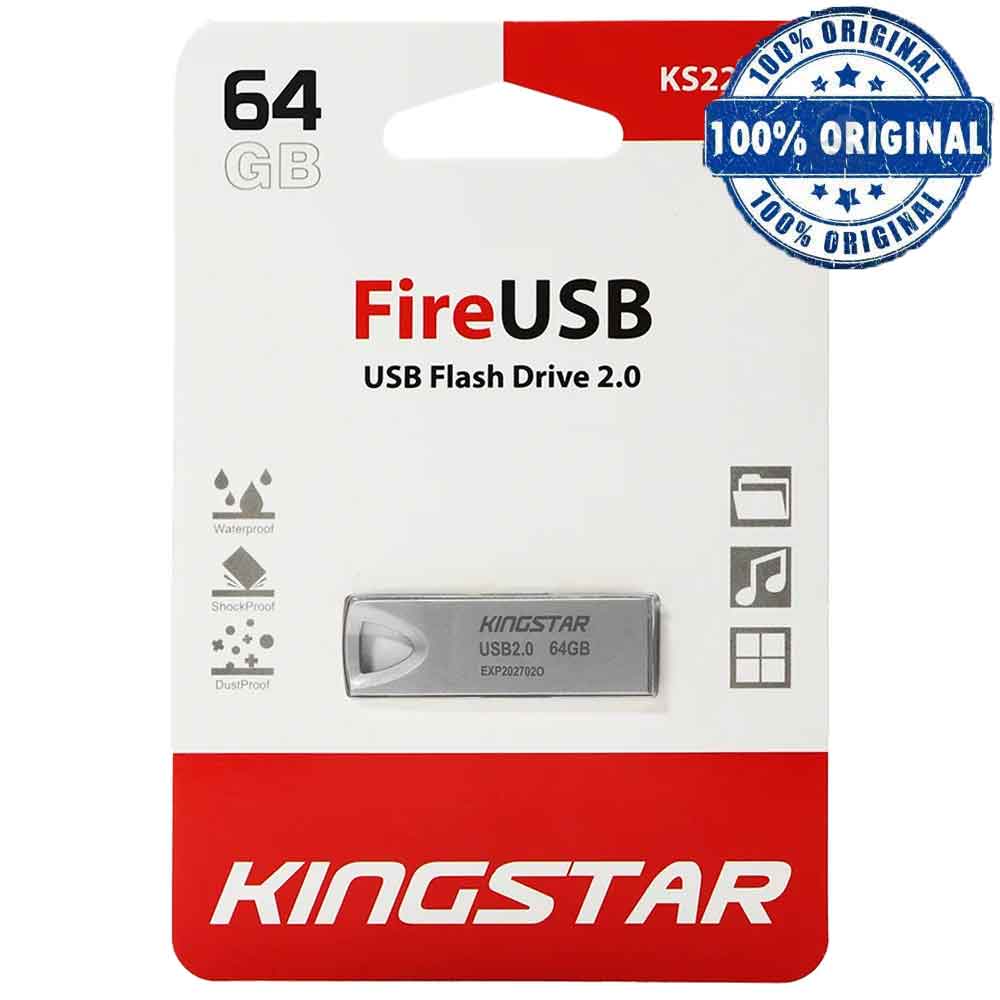 فلش 64 گیگ کینگ استار مدل KINGSTAR SILVER KS222