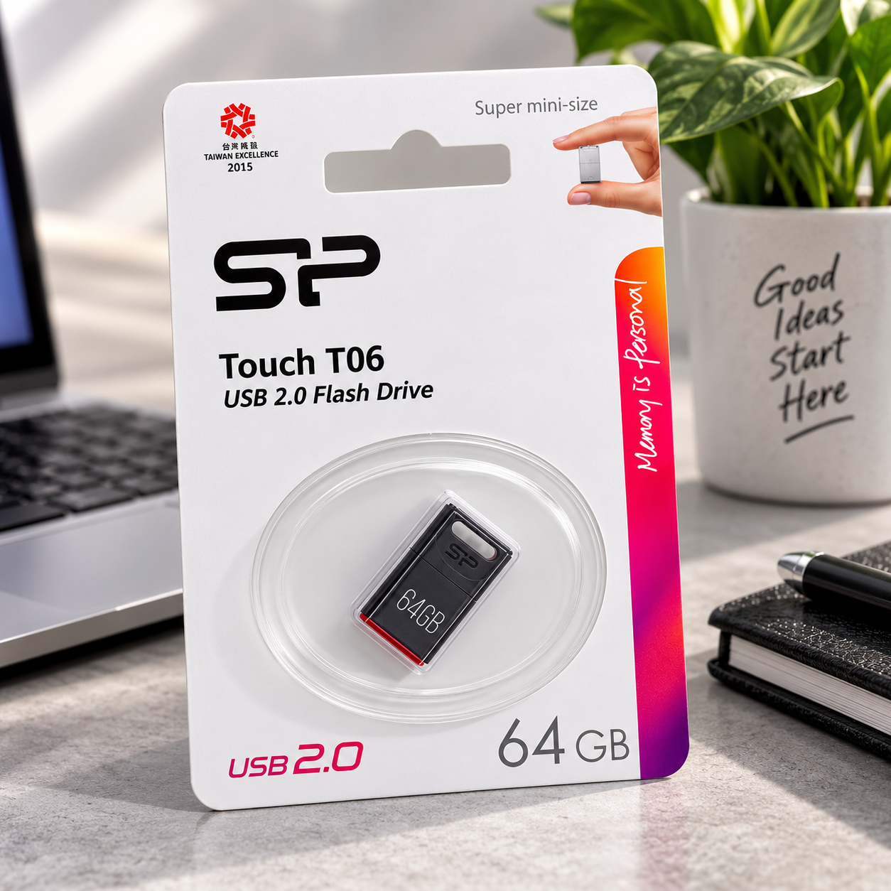 قیمت فلش سیلیکون پاور مدل Silicon Power T06 64GB مشکی