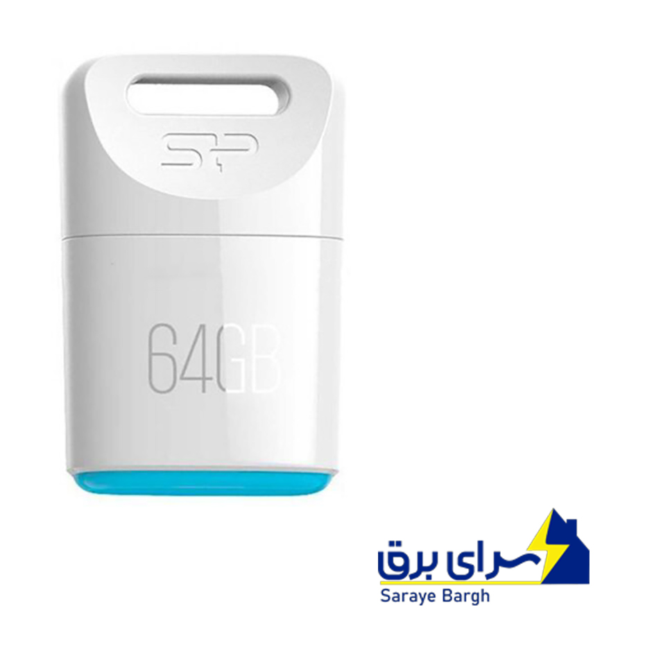 قیمت فلش سیلیکون پاور مدل Silicon Power T06 64GB سفید گارانتی رها گستر 