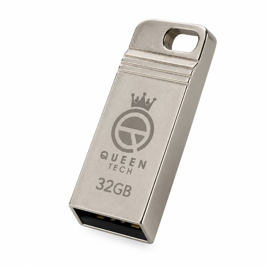 قیمت فلش کوئین تک 32 گیگ مدل QUEENTECH ARC گارانتی مادام العمر