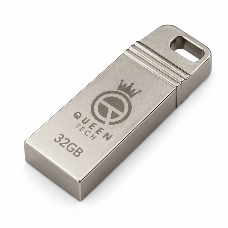 مشخصات فلش کوئین تک 32 گیگ مدل QUEENTECH ARC گارانتی مادام العمر