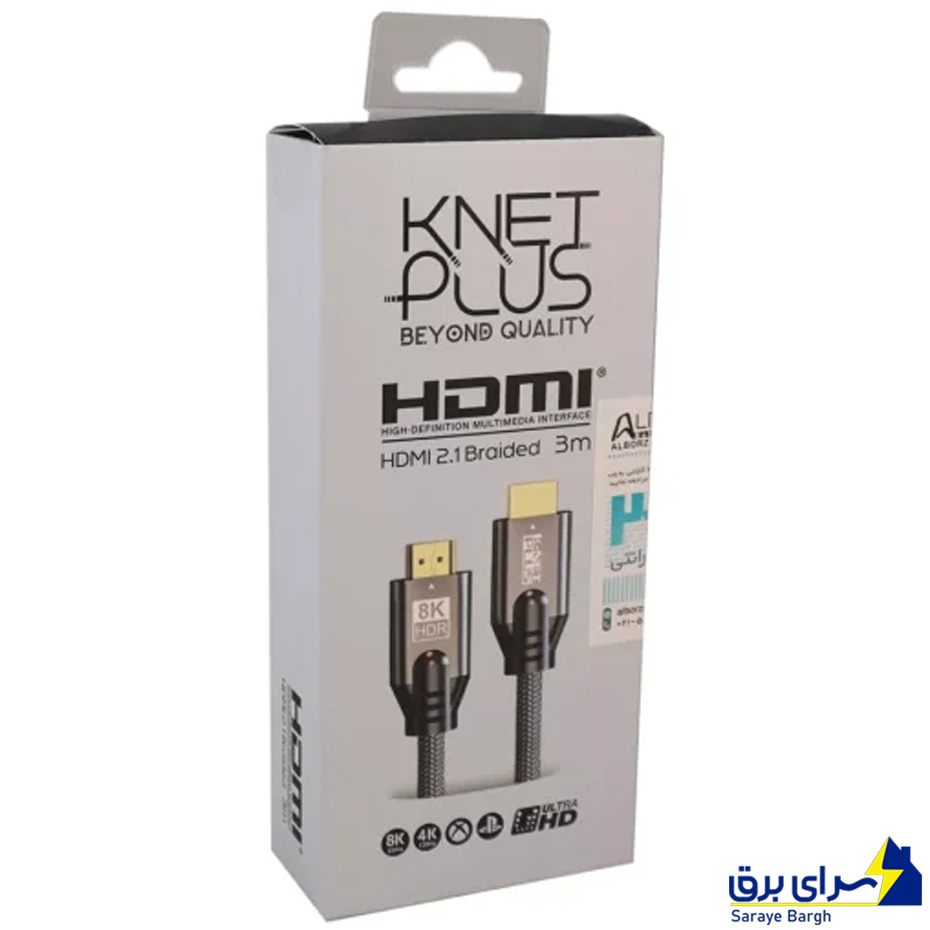 کابل 2.1 HDMI کی نت پلاس 3 متری کنفی KP-A132