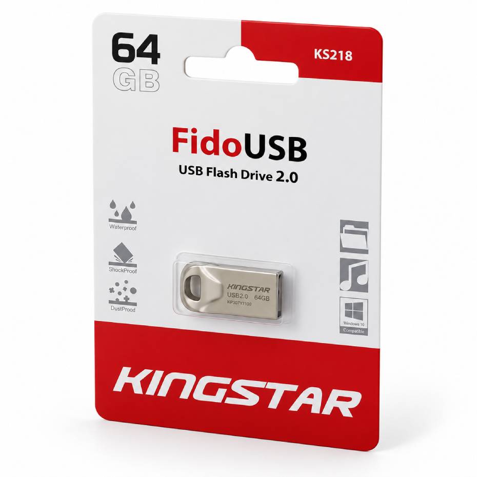 قیمت فلش 64 گیگ کینگ استار مدل KINGSTAR SILVER KS218