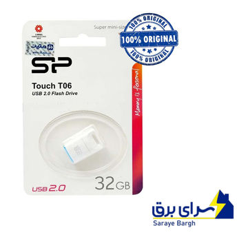 خرید فلش سیلیکون پاور مدل Silicon Power T06 32G سفید گارانتی متین