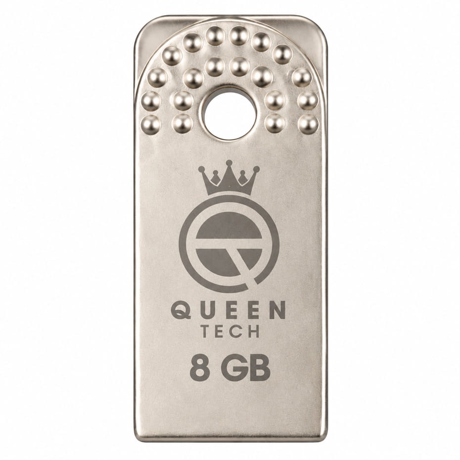 خرید فلش کوئین تک 8 گیگ مدل QUEEN TECH FIX 8GBگارانتی مادام العمر