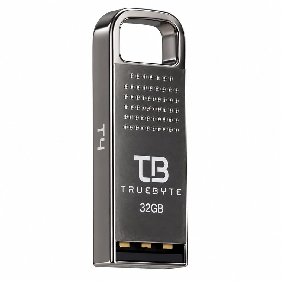 ظاهر فلش 32 گیگ تروبایت TRUEBYTE T4 گارانتی مادام العمر