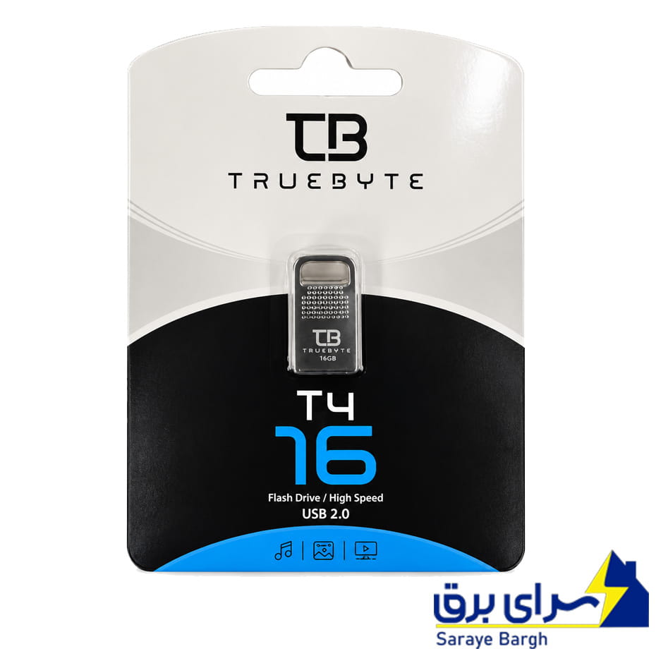 قیمت فلش 16 گیگ تروبایت TRUEBYTE T4 گارانتی مادام العمر