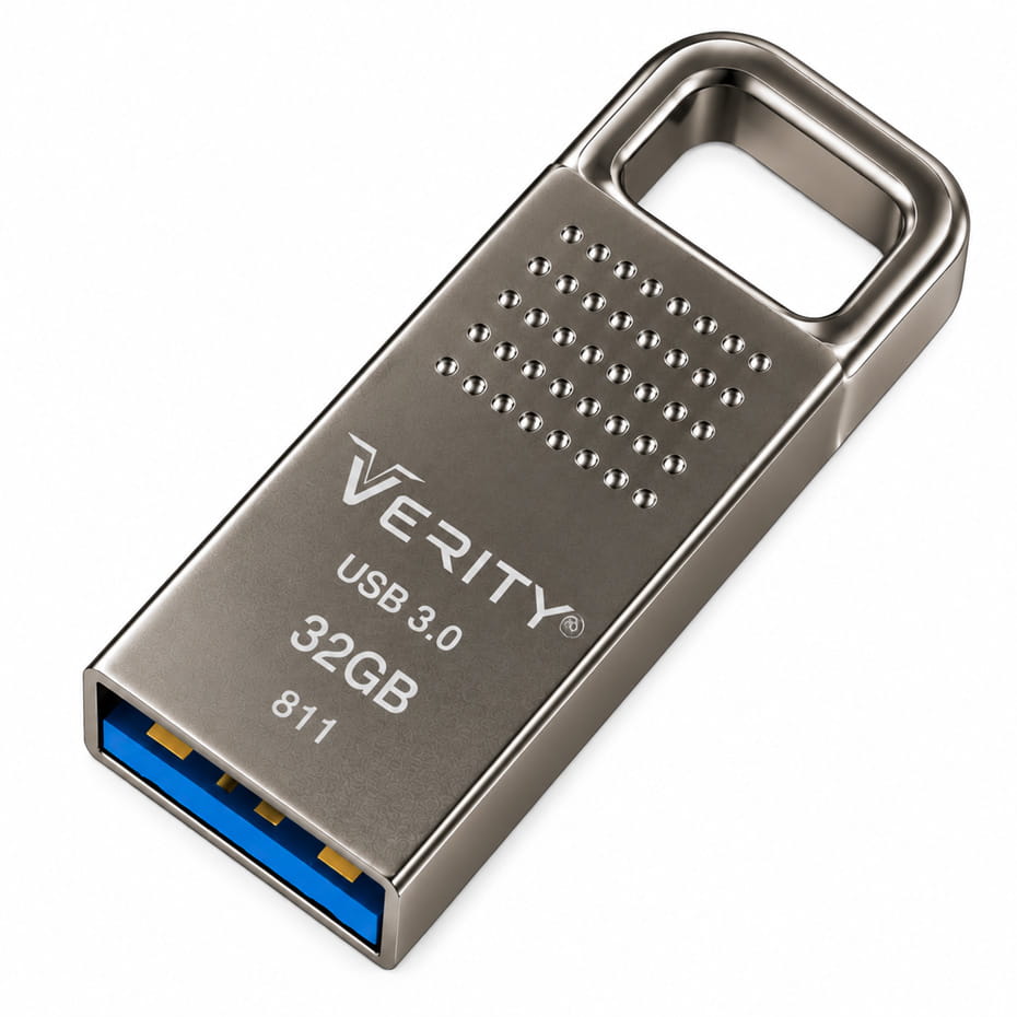 ابعاد فلش 32 گیگ وریتی USB3 811 VERITY