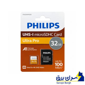 خرید کارت حافظه 32 گیگابایت میکرو SD فیلیپس Philips مدل FM32MP65B