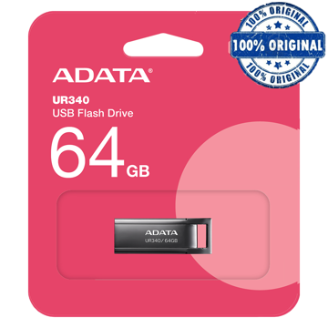 فلش 64 گیگ ای دیتا مدل ADATA UR340 USB 3.2 مشکی