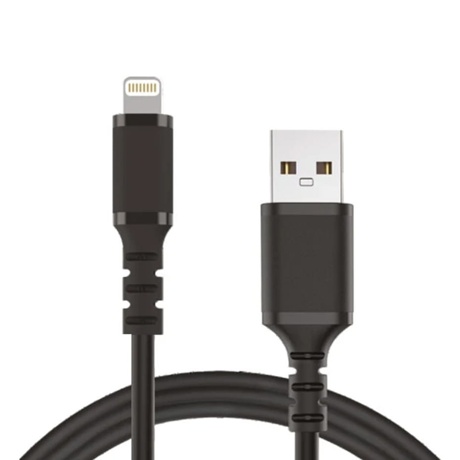 ابعادکابل تبدیل USB به لایتنینگ کی نت مدل K-CUL02012 طول 1.2 متر